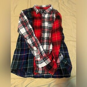 Stussy Multi-Color Patched Flannel